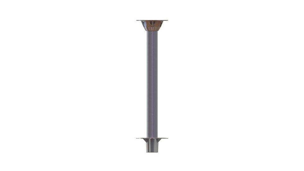 TACO Marine Surface-Mount Pedestal Table Base For 2.375in Post - Base, 7in, Z10-4067BLY60MM