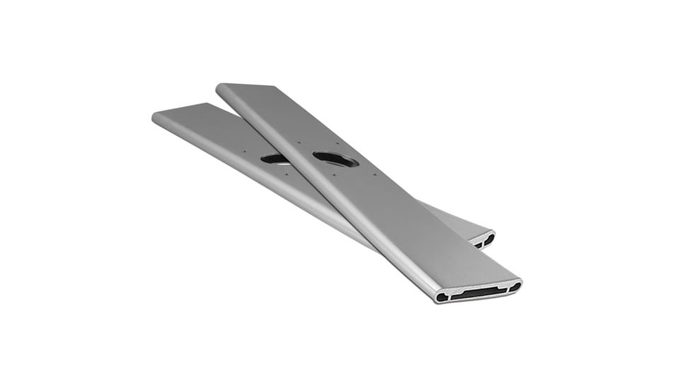 TACO Marine T-Top Extrusion Plate Pre-Drilled for Grand Slams - 20" - Pair 68626