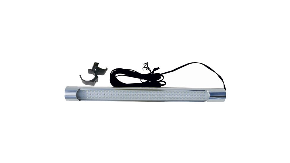 TACO Marine T-Top 300 Lumens / 150 Lumens LED Tube Light w/Aluminum Housing, White/Red, F38-2050R-1