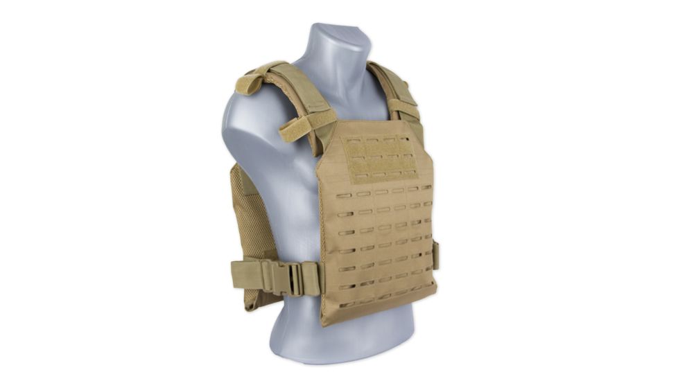 TacProGear Soturi Plate Carrier / Carrier Only, Coyote Tan, One Size, V-SPC1-CT