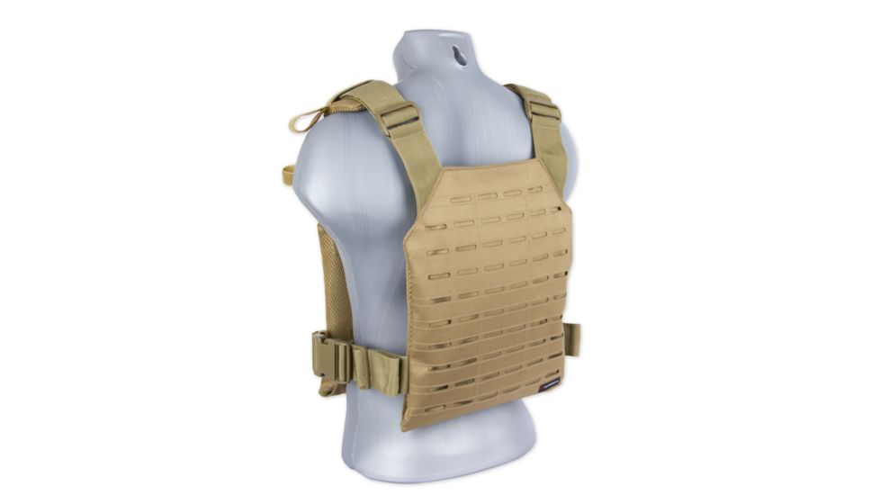 TacProGear Soturi Plate Carrier / Carrier Only, Coyote Tan, One Size, V-SPC1-CT
