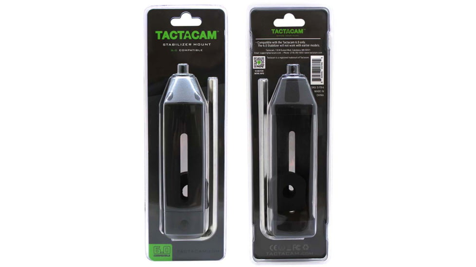 Tactacam Stabilizer Mount for Tactacam 6.0 Camera, Black, Handheld, S-FB-6