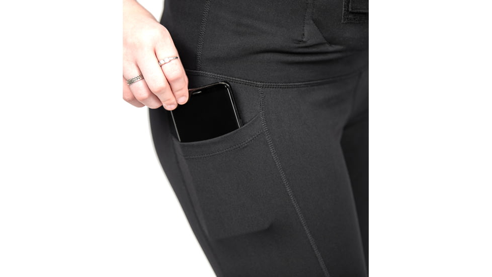 Tactica Defense Fashion Athletic Concealed Carry Leggings, Black, Extra Large, TT-ATHLGNG-BK-XL
