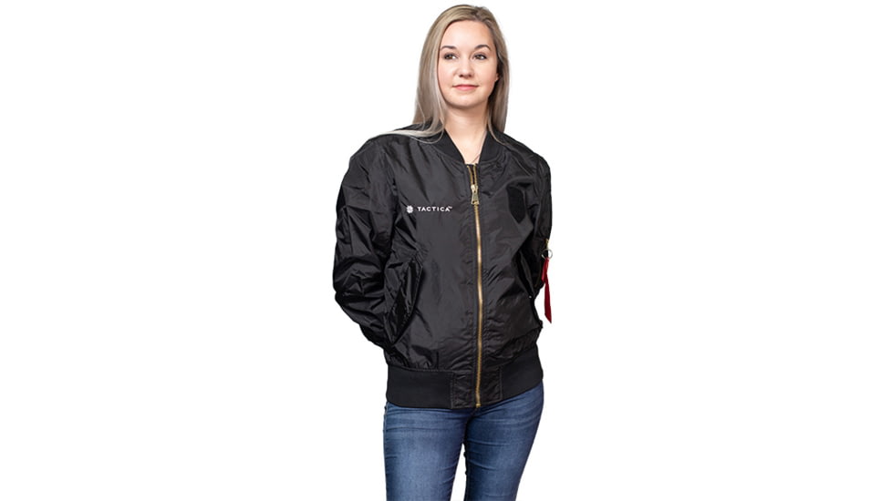 Tactica Flight Jacket - Womens, Black, Large, TT-JCKT-RX18041-BK-L
