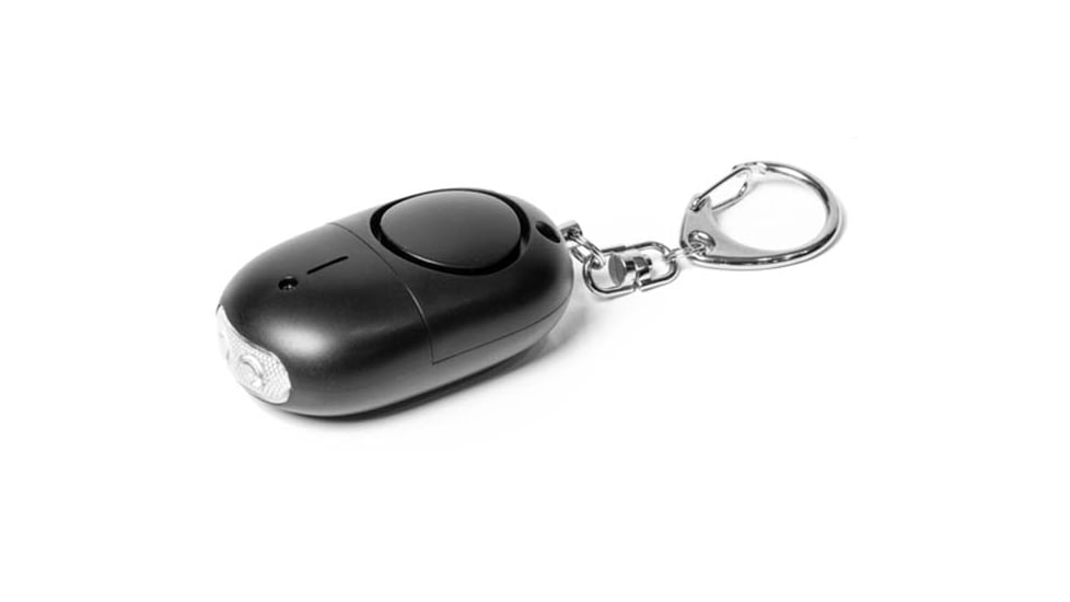 Tactica Personal Emergency Alarm with LED Light, Black, TT-AC-ALARM-BK