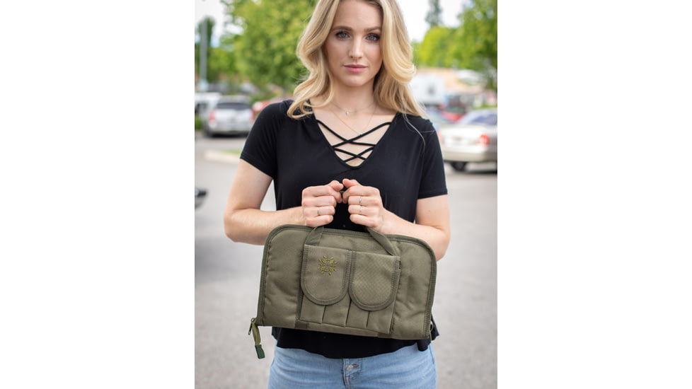 Tactica Pistol Bag, LQ13199, Green, TT-PSTLBG-LQ13199-GN