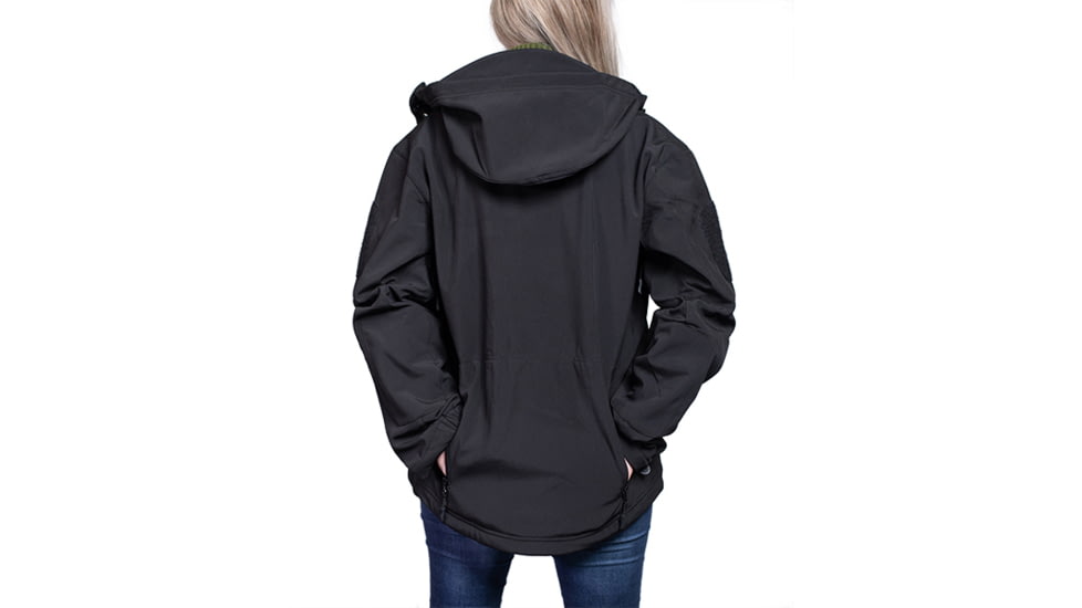 Tactica Soft Shell Jacket - Womens, Black, Large, TT-JCKT-18063-BK-L