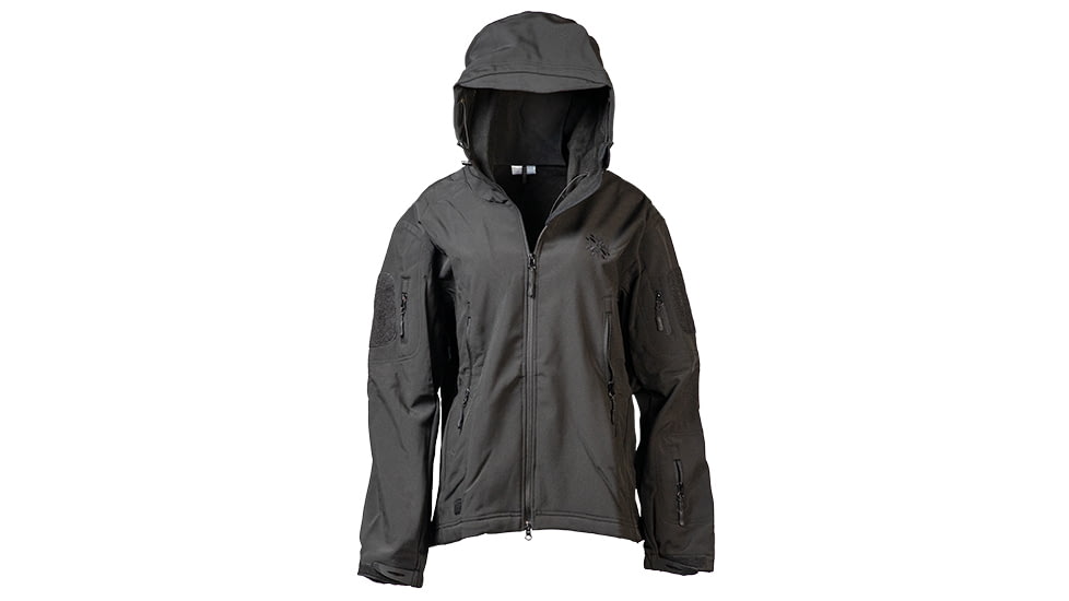 Tactica Soft Shell Jacket - Womens, Black, Large, TT-JCKT-18063-BK-L