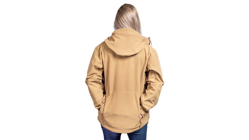 Tactica Soft Shell Jacket - Womens, Brown, XXL, TT-JCKT-18063-BR-XXL