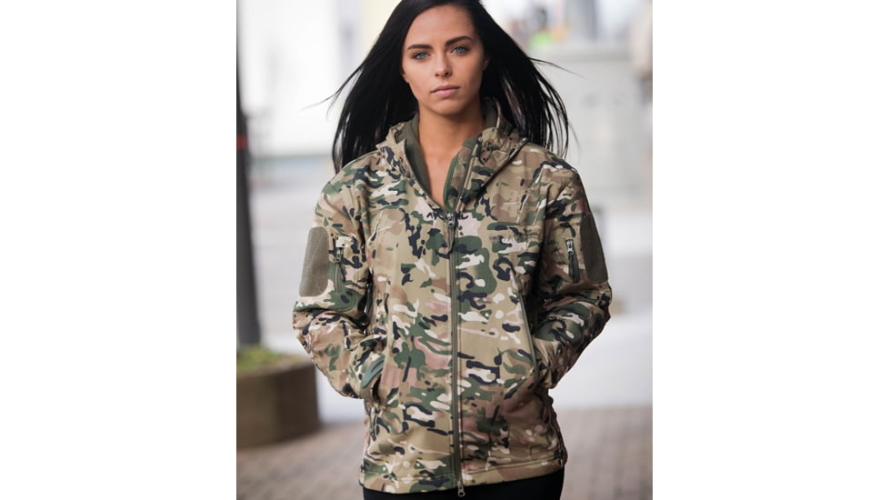 Tactica Soft Shell Jacket - Womens, Camo, ExtraLarge, TT-JCKT-18063-CAMO-XL