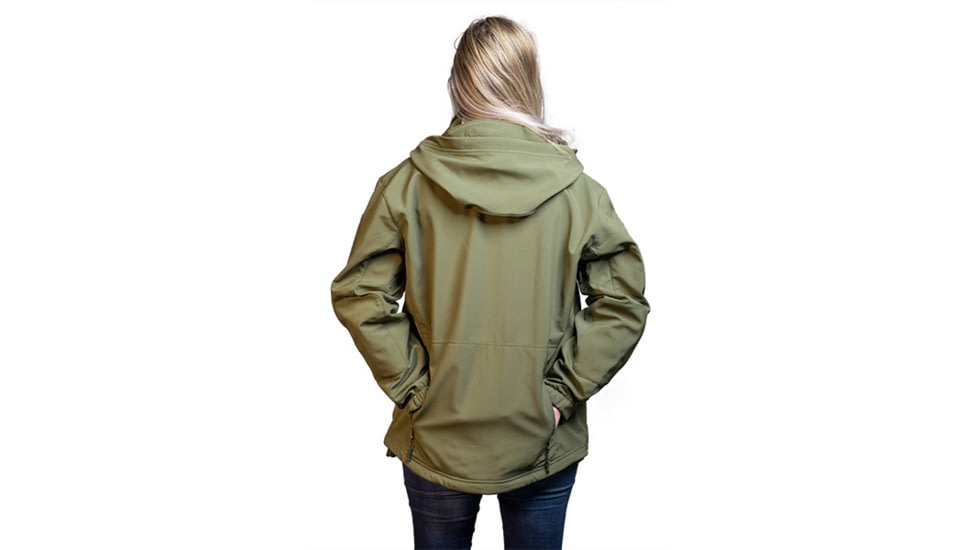 Tactica Soft Shell Jacket - Womens, Green, Small, TT-JCKT-18063-GN-S