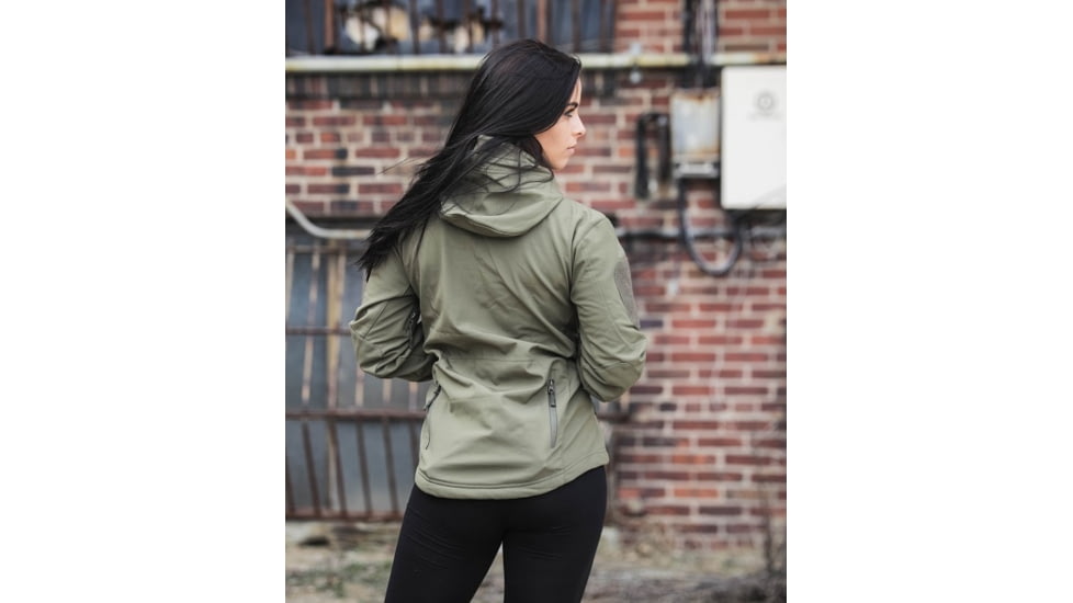 Tactica Soft Shell Jacket - Womens, Green, Small, TT-JCKT-18063-GN-S