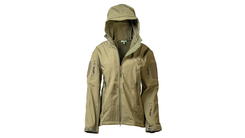 Tactica Soft Shell Jacket - Womens, Green, Small, TT-JCKT-18063-GN-S