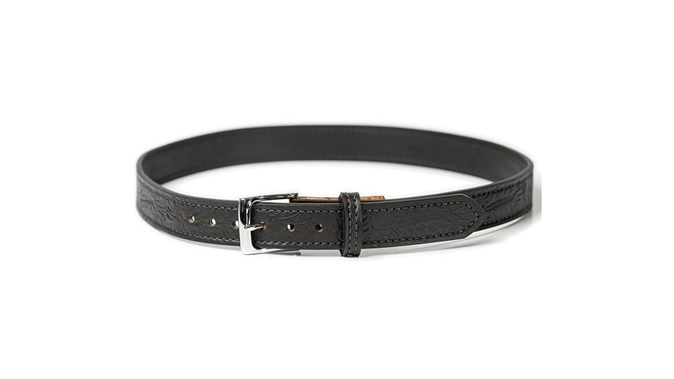 Tactica Tactica, Gun Belt, Embossed, 2x, 1-1/4in, Steel Core, Black, TT-DB-EMSSD-BK-2X-125-SC