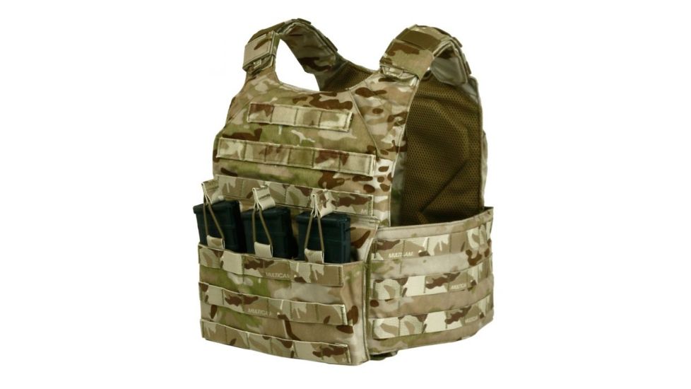 Tactical Assault Gear Vanguard Plate Carrier Set w/Standard Cummerbund, Medium, Mc Arid 835899