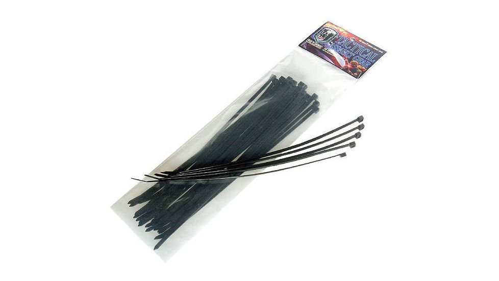 Tactical Assault Gear TAG Large Zip Tie 18in. (10 pack) LZTBK