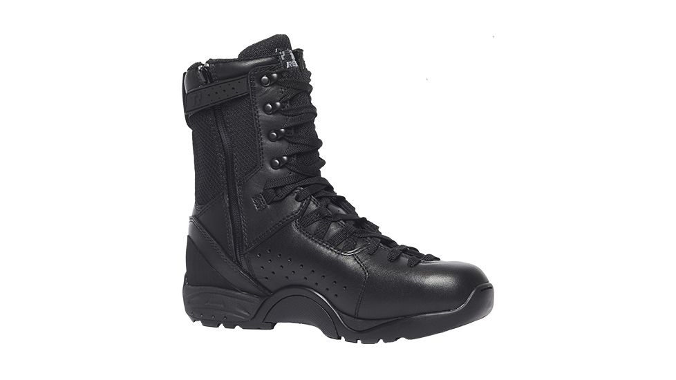 Tactical Research by Belleville QRF Hot Weather Tactical Side-Zip, Plain Toe, Polishable Boot, Men's, Black, Wide, 9.5 ALPHA B9Z1 095W