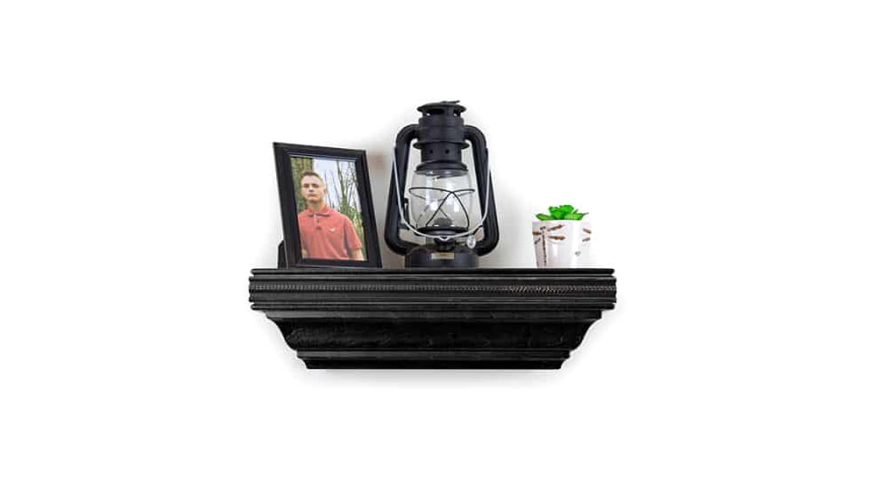 Tactical Walls 812 Top Locking Shelf w/ Rope Trim Gun Safe, Black, 0812TLBKRSMN52