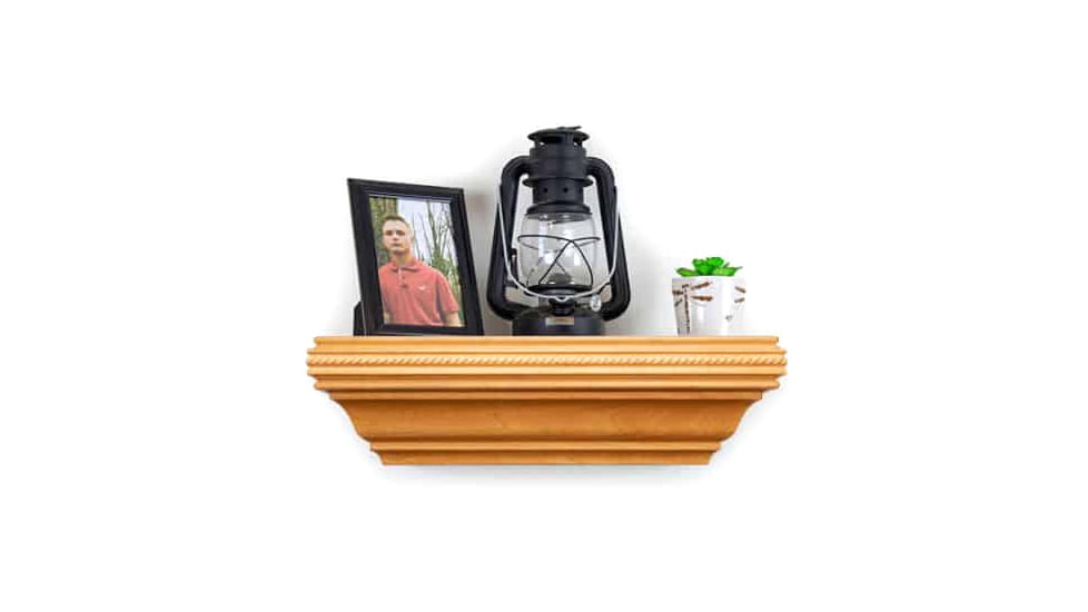 Tactical Walls 812 Top Locking Shelf w/ Rope Trim Gun Safe, Early American, 0812TLEARSMN52