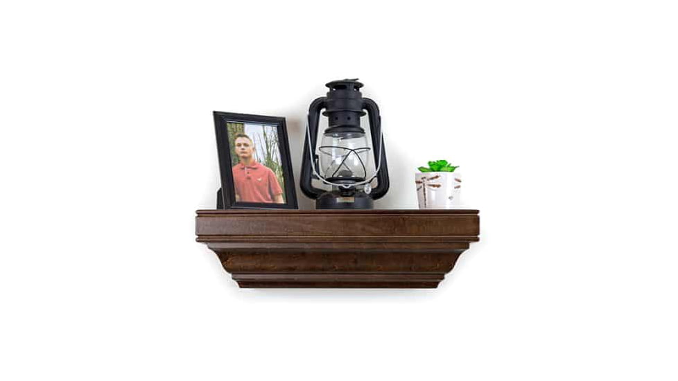 Tactical Walls 812 Top Locking Shelf w/ Standard Trim Gun Safe, Dutch Walnut, 0812TLDWN52