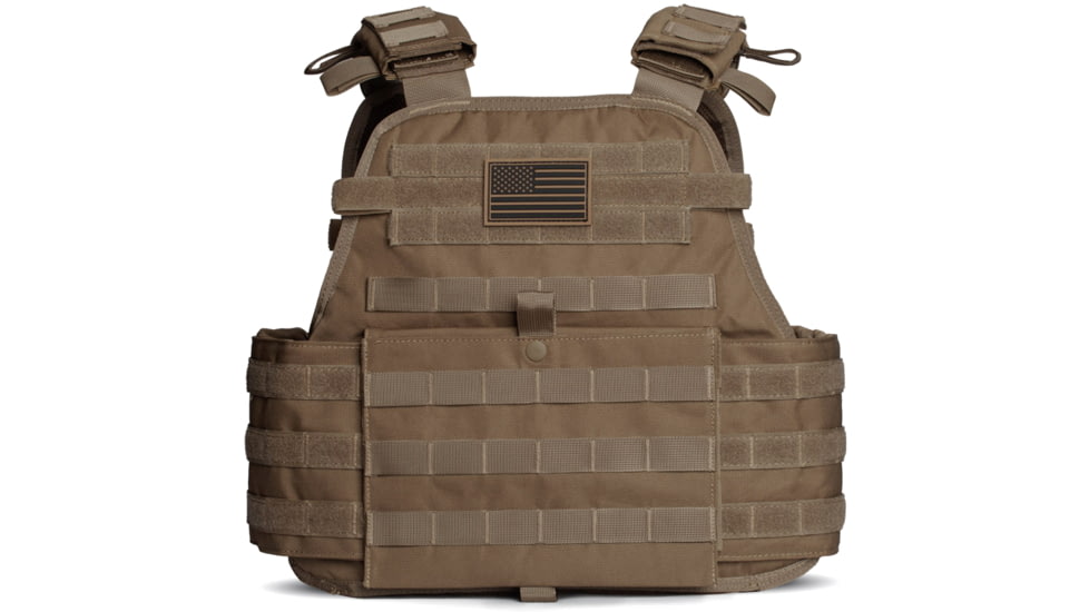 Tacticon Armament BattleVest Plate Carrier, Coyote Brown, BV-REG-CB