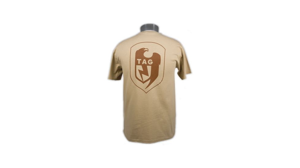 Tactical Assault Gear TAG Logo Tee Shirt, Medium, Tan 811743