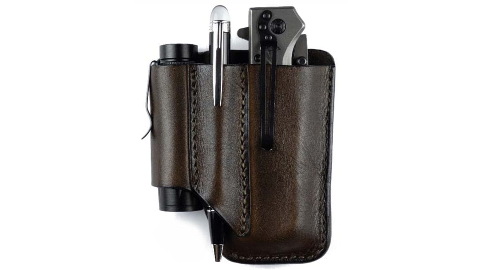 Tagua Gunleather Leather Belt Multi-Tool, Dark Brown, One Size, TX-MULTITOOL-002