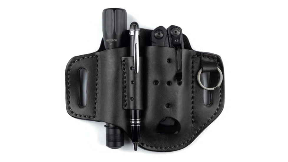Tagua Gunleather Leather Clip Multi-Tool, Black, One Size, TX-MINI-MULTI-001