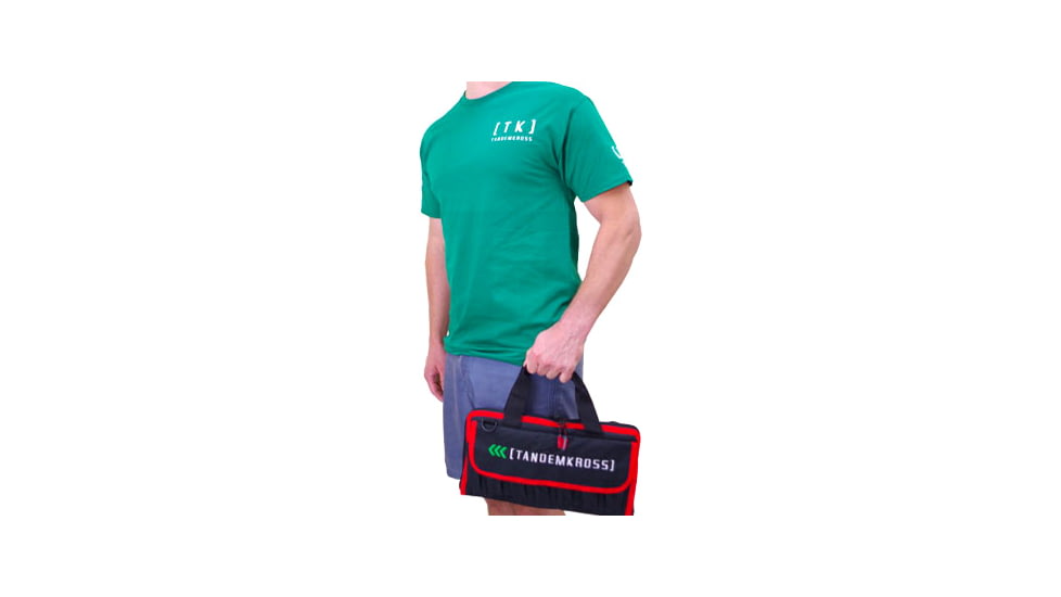 TANDEMKROSS Tandemkross Tandemkase Pistol Bag By Rim/Edge, Red, TK00N0353BGR1