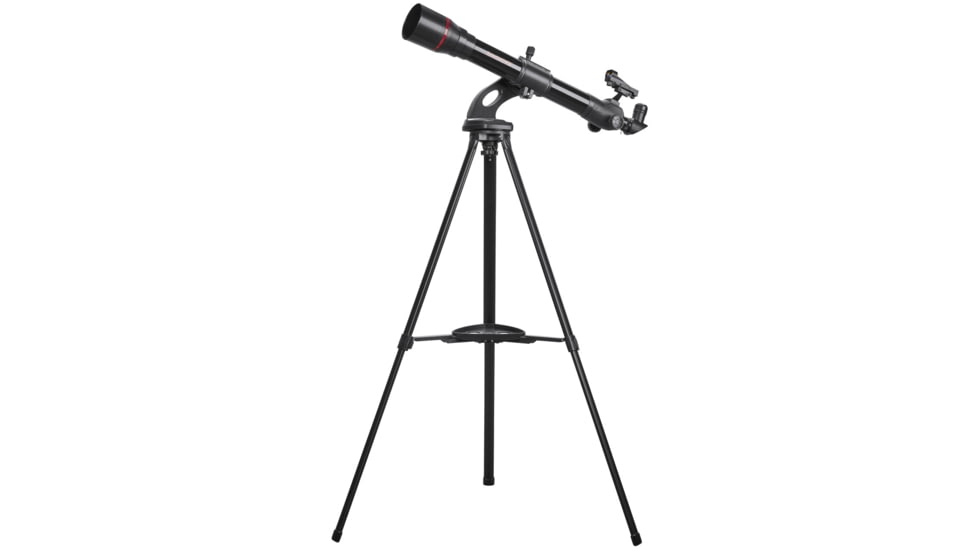 Tasco 60x700mm SpaceStation Refractor AZ Red Dot Finderscope, Black, 49060700