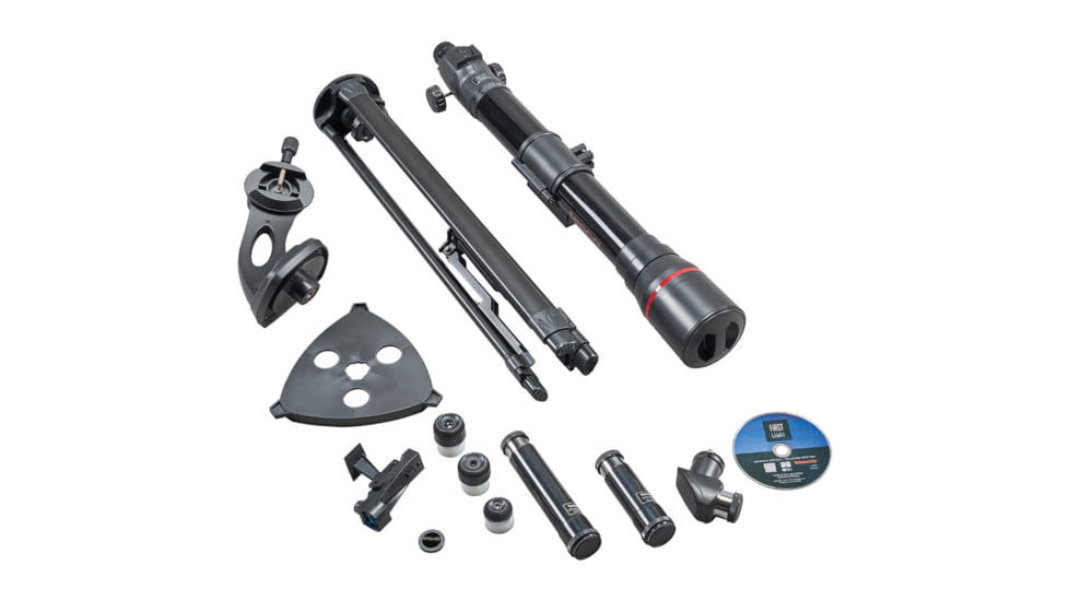 Tasco 60x700mm SpaceStation Refractor AZ Red Dot Finderscope, Black, 49060700