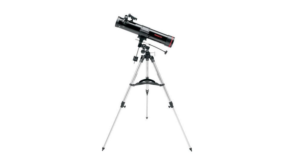 Tasco 76x700mm Space Station Telescope Black Reflector EQ red Dot Finderscope,49076700