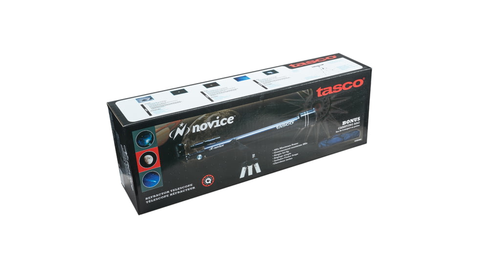 Tasco Novice 402x60mm Refractor Telescope, Metallic Turquoise, 30060402