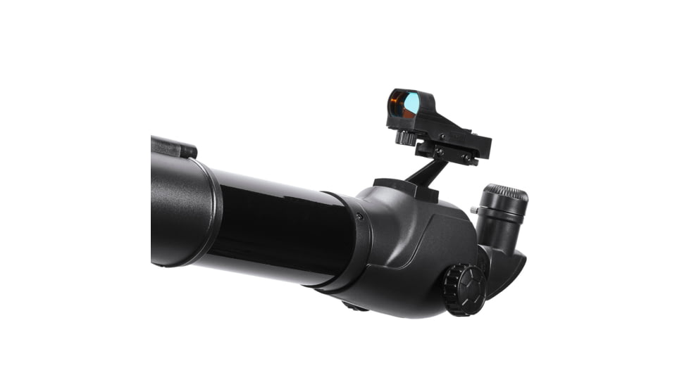 Tasco Spacestation 70x800mm Refractor AZ Red Dot Finderscope, Black, 49070800