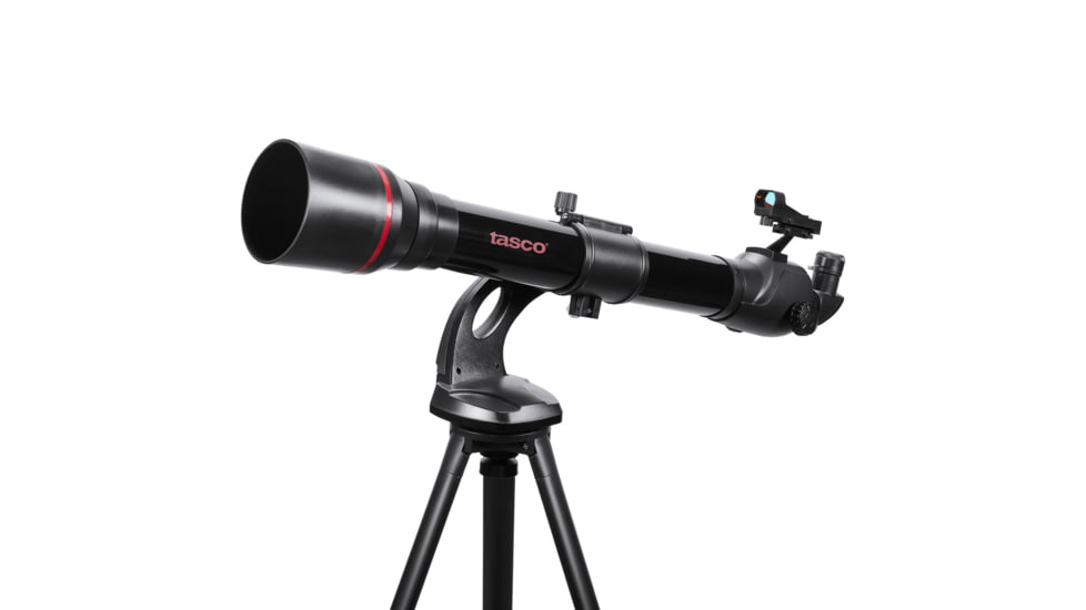 Tasco Spacestation 70x800mm Refractor AZ Red Dot Finderscope, Black, 49070800