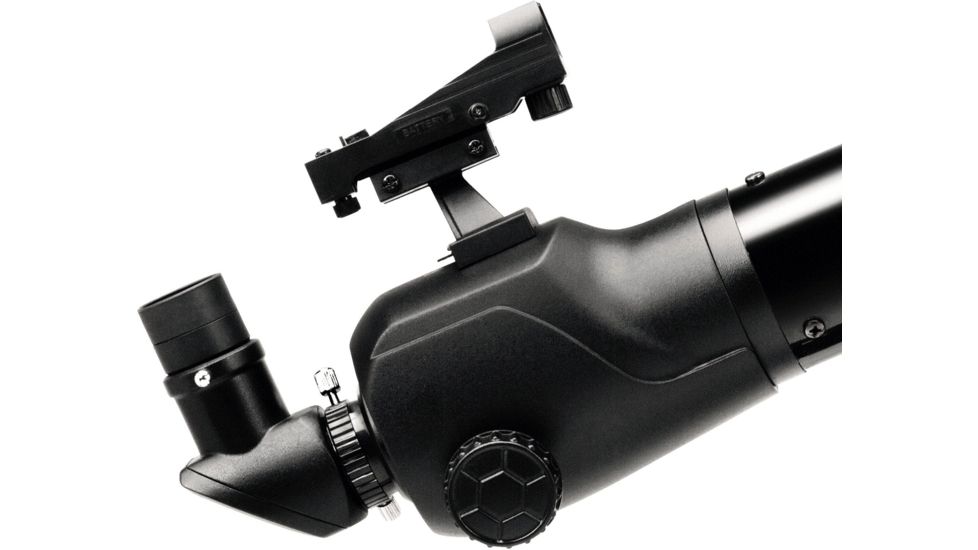 Tasco 70x800mm SpaceStation Telescope Black Refractor with AZ Red Dot Finderscope, 49070800