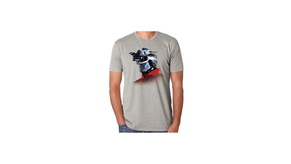 Team Wendy M216 Ski Helmet T-Shirt , Small, Grey, Small 94-TSH-D4-HGY-SM