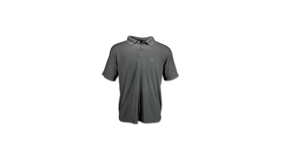 Team Wendy Transpiration Polo Shirt, Titanium, Small, 94-POLO-D2-TI-SM