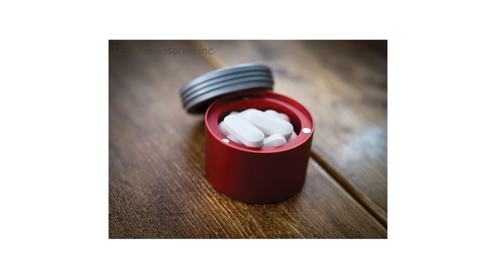 TEC Accessories Min-E-Vault Container Red
