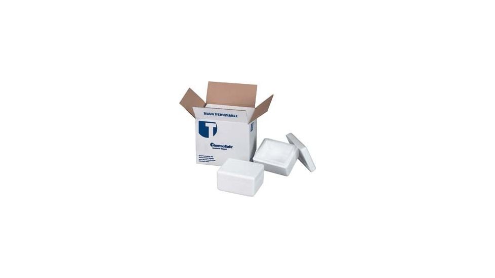 Tegrant Thermosafe Thermosafe Thick And Thin Wall Insulated Shippers, Case of 1, Expanded Polystyrene, Thermosafe Brands Thick Wall, Foam Only, 445