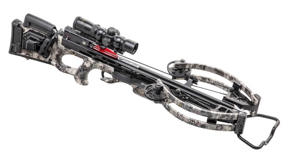 TenPoint Crossbow Technologies Stealth NXT Crossbow Package w/Rangemaster Pro Scope, ACUdraw, True Timber Viper, Medium, CB18019-3812