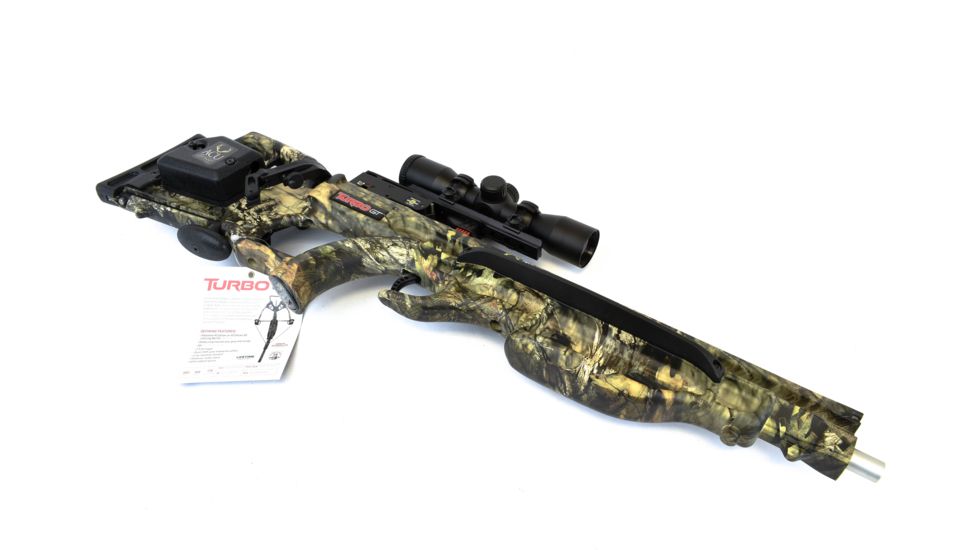 TenPoint Crossbow Technologies Turbo GT Crossbow Package w/3x Pro-View 2 Scope,ACUdraw,175 lbDraw Weight, Mossy Oak Country Camo, CB16020-5522
