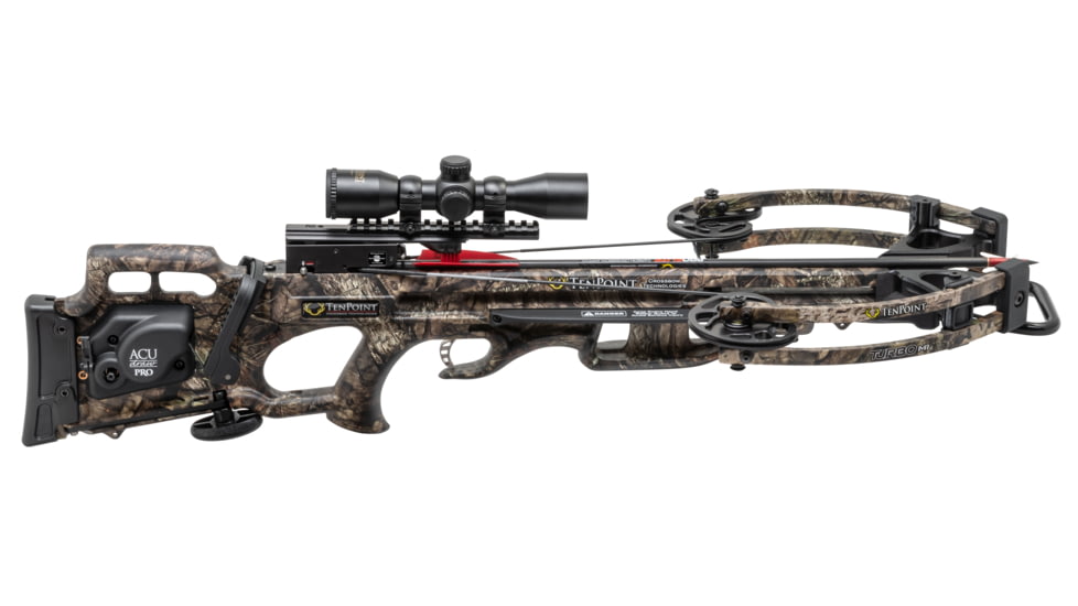 TenPoint Crossbow Technologies Turbo M1 Rangemaster Pro Scope Crossbows, AD Pro, Mossy Oak Country, CB19020-5713