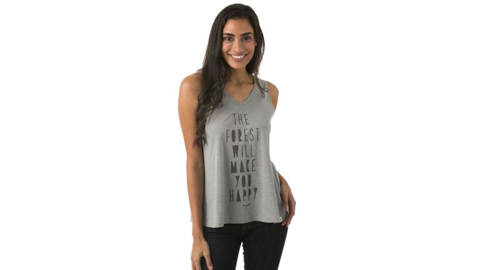 Tentree Beauty Tri-blend Tank, Womens, Lunar Rock, L SP18-WIBEA-GRY-L