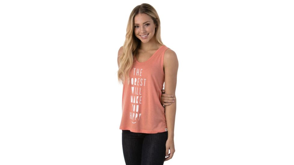 Tentree Beauty Tri-blend Tank, Womens, Burnt Coral, XS SP18-WIBEA-PNK-XS