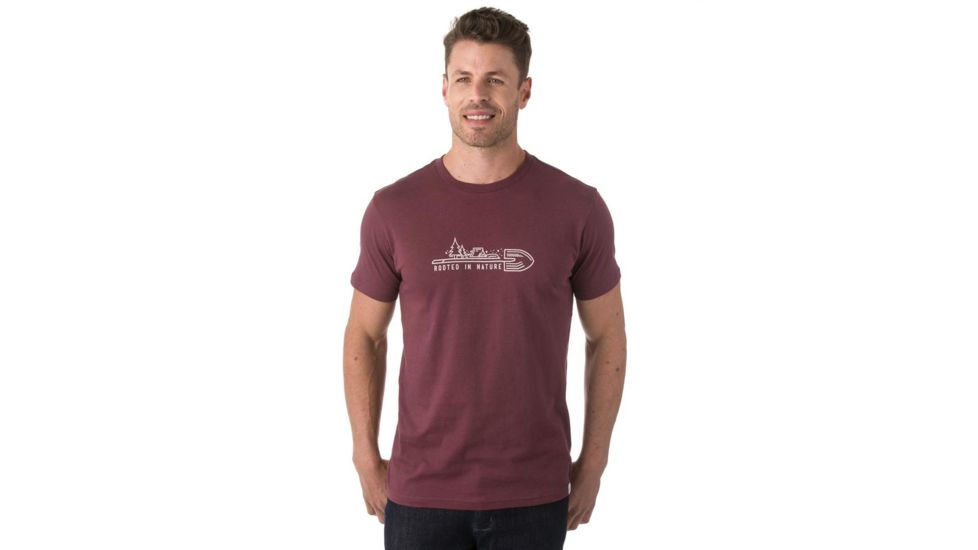 Tentree Bryce Organic T-Shirt, Mens, Catawba Grape, L SP18-MJBRY-RED-L
