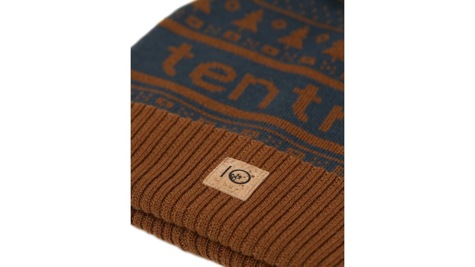 Tentree Cabin Pom Beanie, Rubber Brown, One Size, TAU1574-0459-ONE