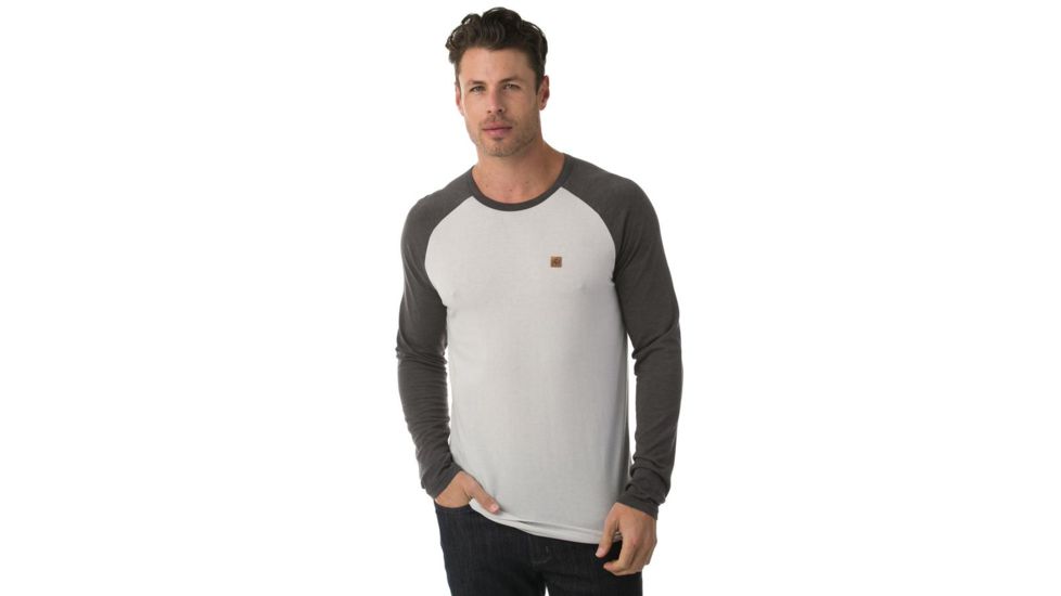 Tentree Cheam Modal Long Sleeve, Mens, Lunar Rock/Phantom, S SP18-MLCHE-GRY-S