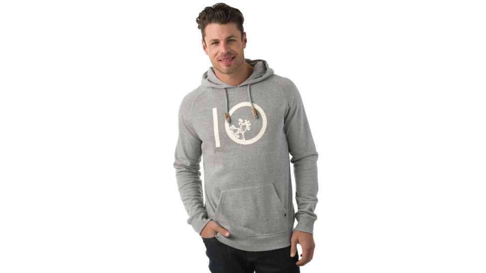 Tentree Classic Ten Hoodie Fleece Hoodie, Mens, Lunar Rock, XXL SP18-MFVIN-GRY-XXL
