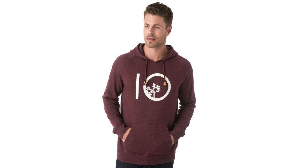 Tentree Classic Ten Hoodie Fleece Hoodie, Mens, Catawba Grape, S SP18-MFVIN-RED-S